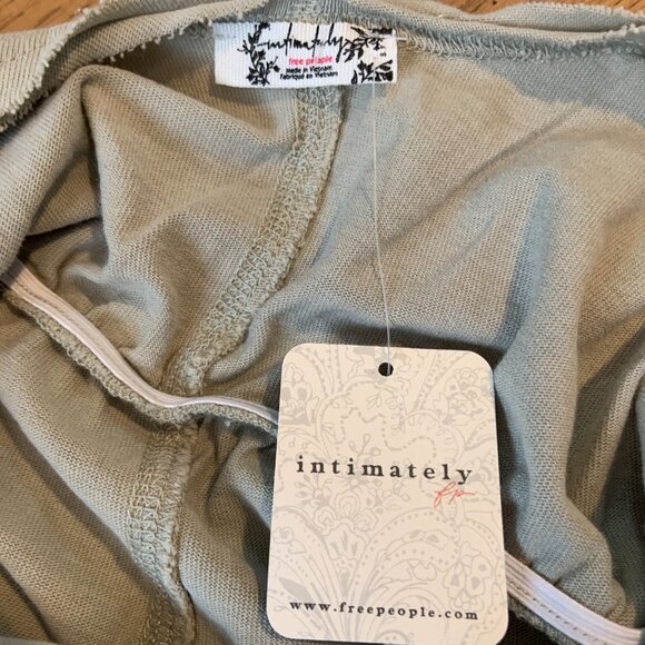 Intimately Free People Women's Cotton Good Side Jumpsuit Boho Green Size XS - Picture 11 of 14